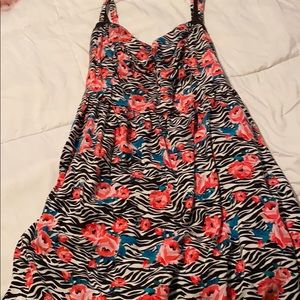 Torrid sundress Zebra floral
